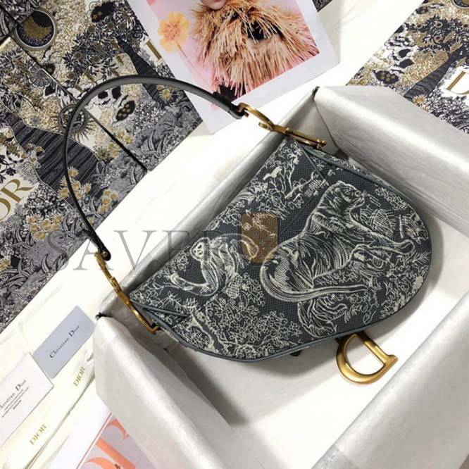 D*or saddle bag m0446ctfo_m932 (25.5cm*20cm*6.5cm)